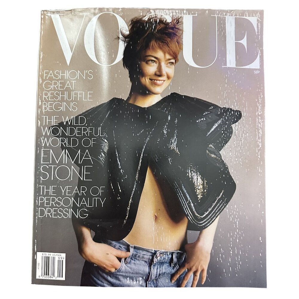Vogue Magazine September 2025 Emma Stone Personality Dressing Fashion Reshuffle
